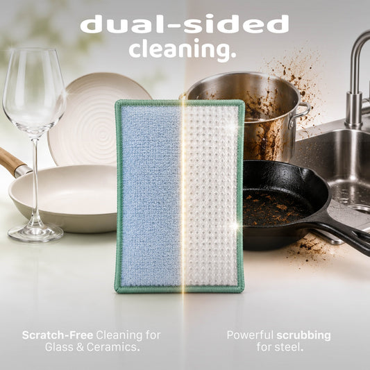 Bamboo Fibre Dish Wash Scrub Sponge