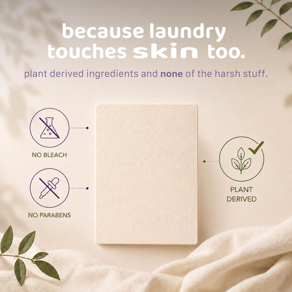 Plant Derived Laundry Detergent Sheets