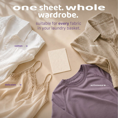 Plant Derived Laundry Detergent Sheets