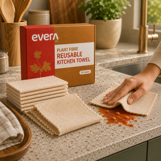 Loofah Fiber Reusable Kitchen Towel