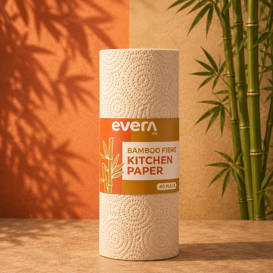 Bamboo Fibre Kitchen Paper Roll