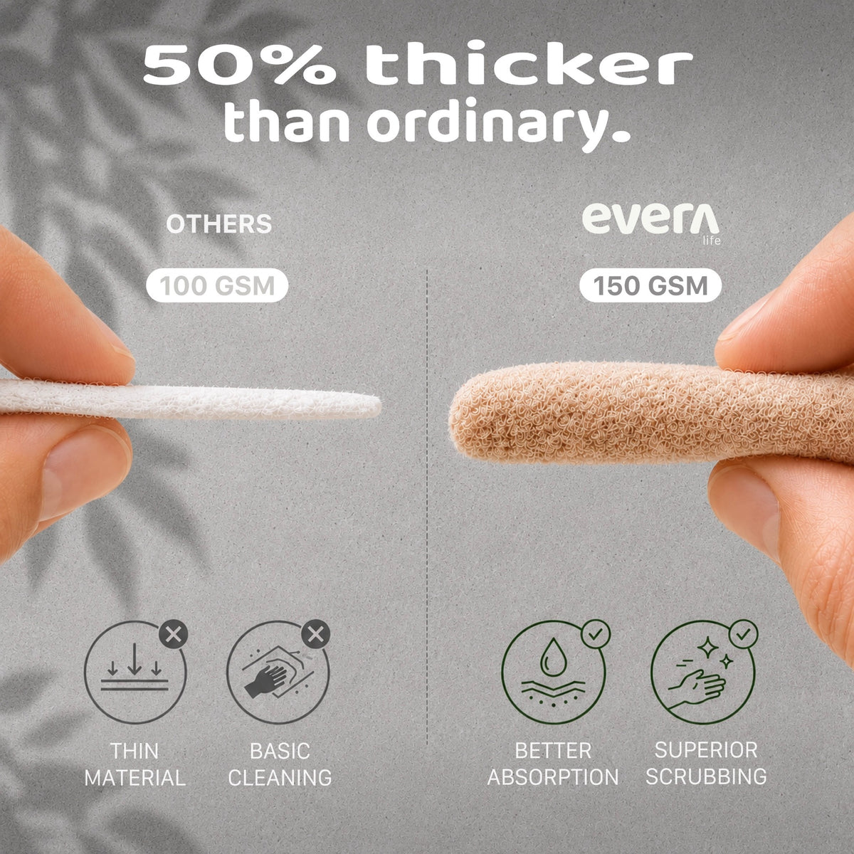 Loofah Fiber Reusable Kitchen Towel