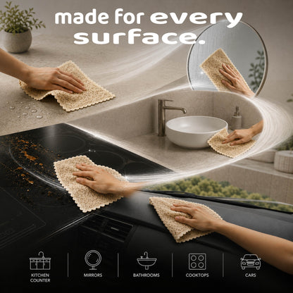Loofah Fiber Reusable Kitchen Towel