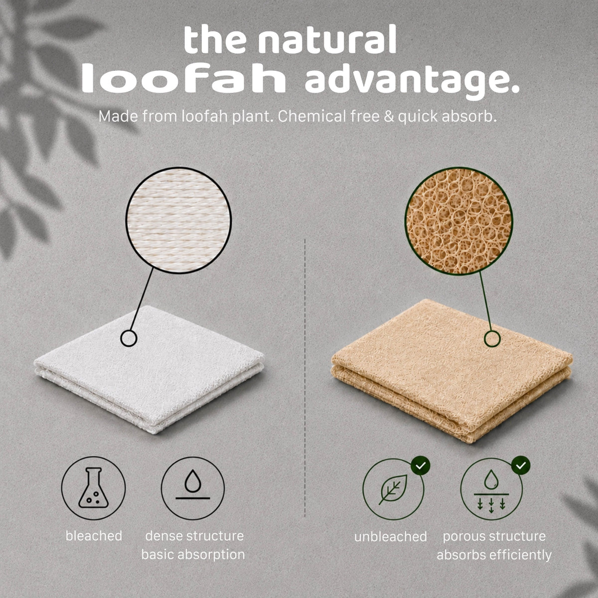 Loofah Fiber Reusable Kitchen Towel