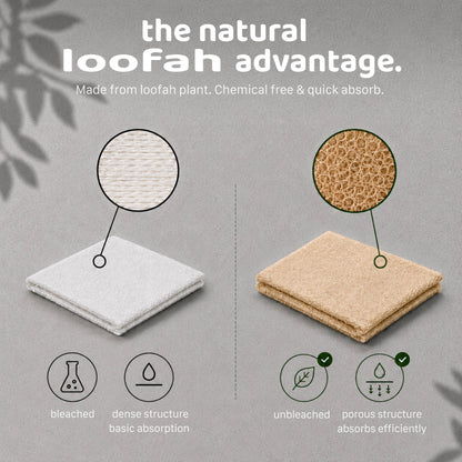 Loofah Fiber Reusable Kitchen Towel