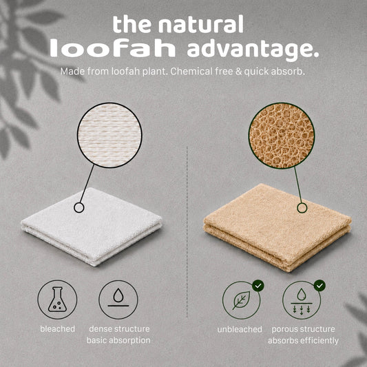 Loofah Fiber Reusable Kitchen Towel