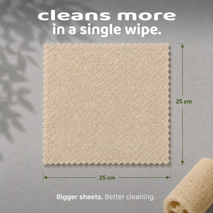 Loofah Fiber Reusable Kitchen Towel