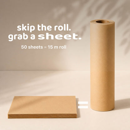 Unbleached Bake & Wrap Paper Sheets