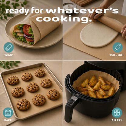 Unbleached Bake & Wrap Paper Sheets